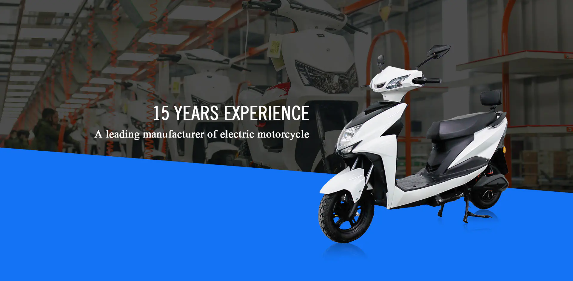 Usine de moto de course électrique